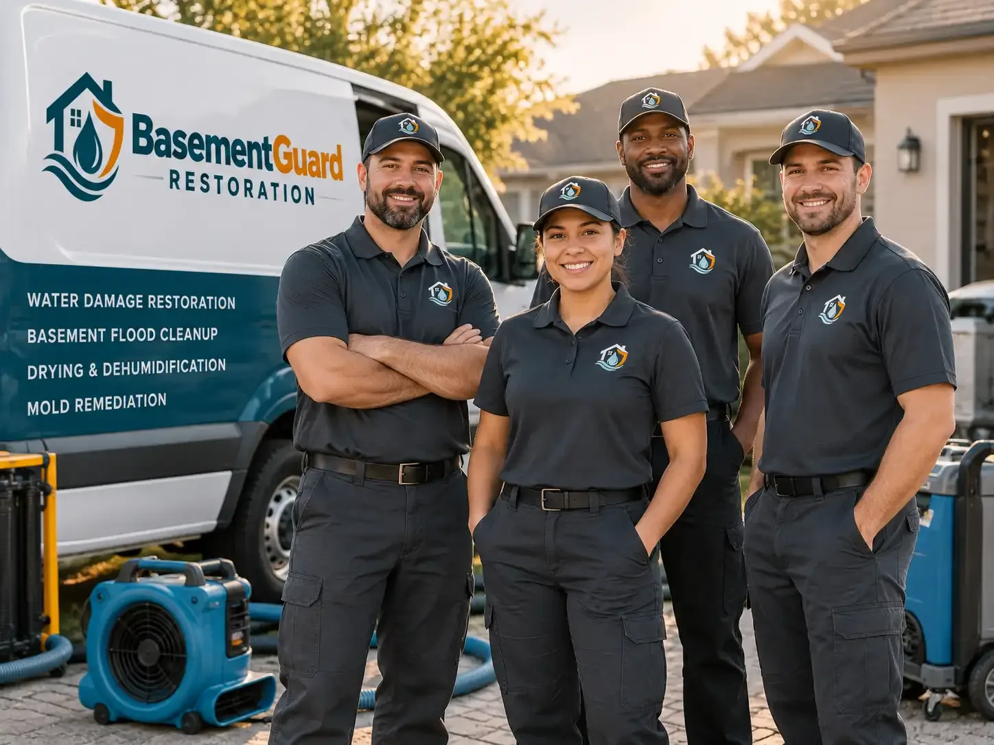 Basement Water Damage Restoration company in Thompson, IA